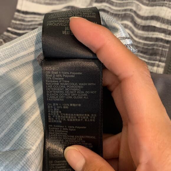 Marmot Jacket Womens M Medium Multi Full Zip Windbreaker Striped Vented Hooded - Picture 11 of 14